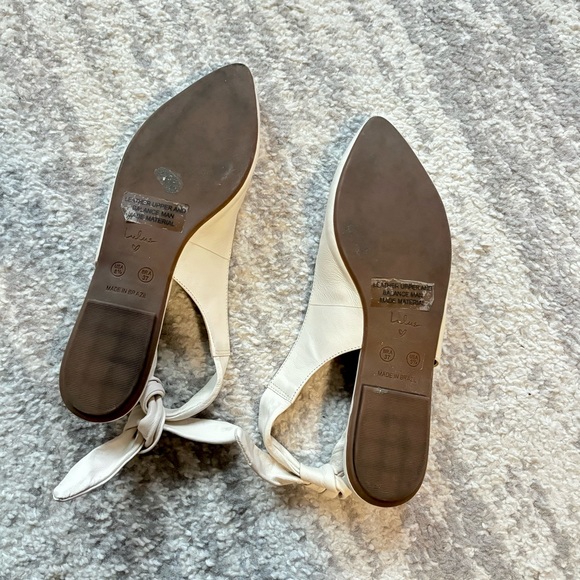 Lulu's • leather slingback flats - Picture 6 of 6